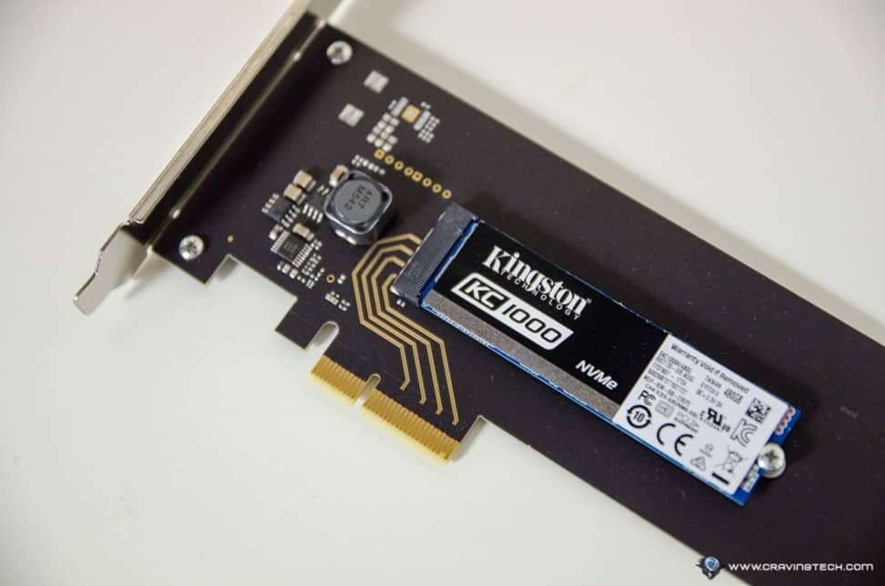 Kingston KC1000 NVMe PCIe SSD-3