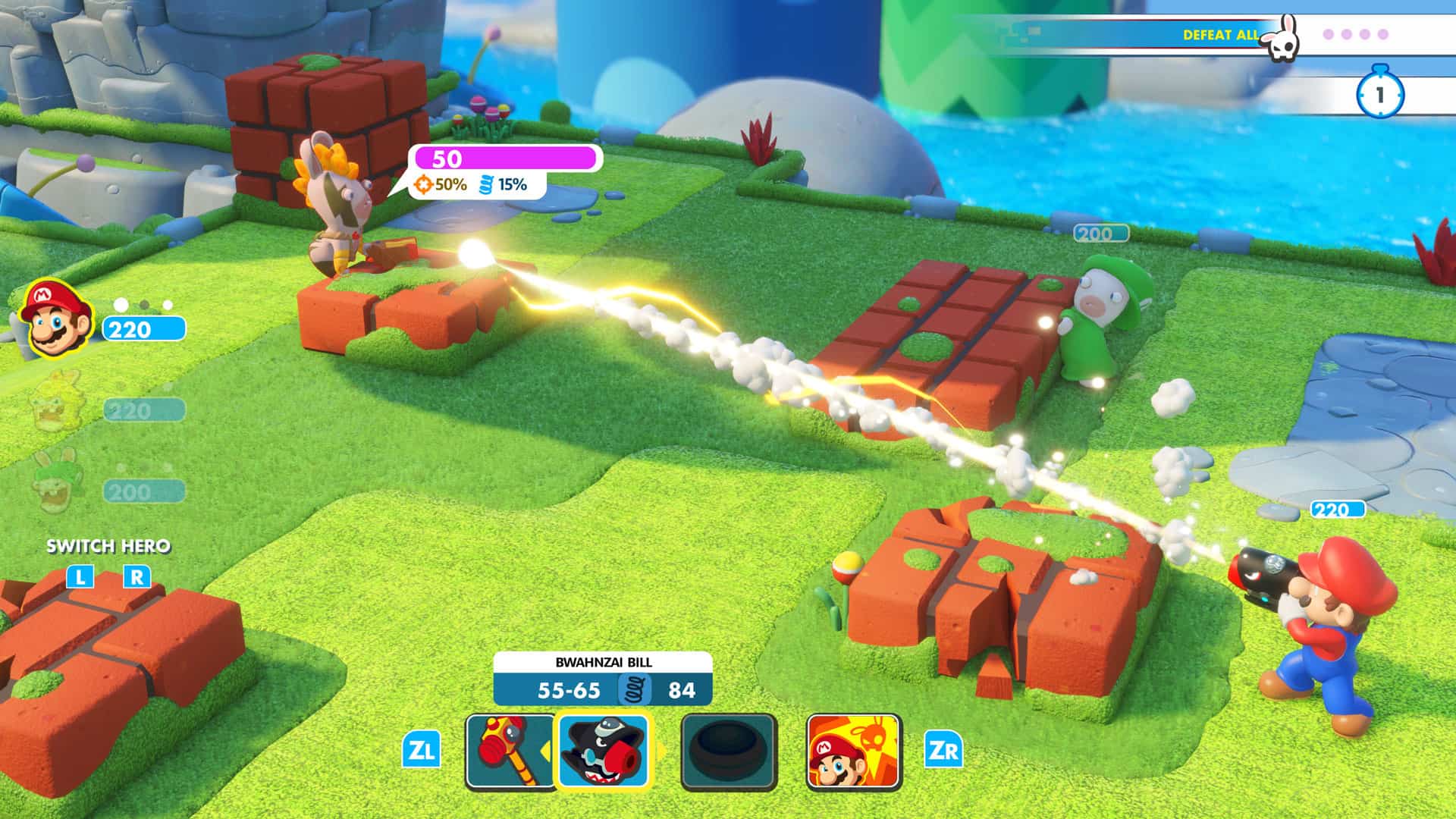 Mario Rabbid Kingdom Battle screenshot