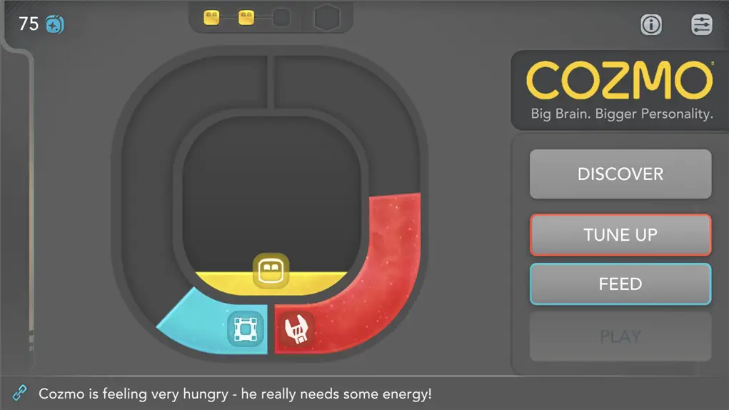 Cozmo hungry