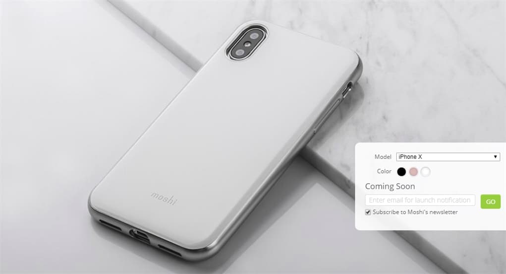 Moshi iGlaze on iPhone X