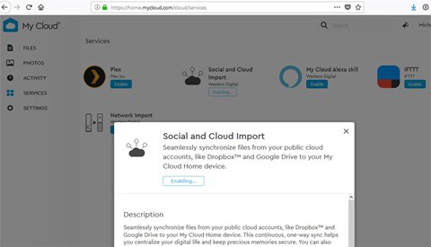 Social and Cloud Import