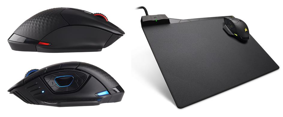 Corsair wireless mouse and mousepad