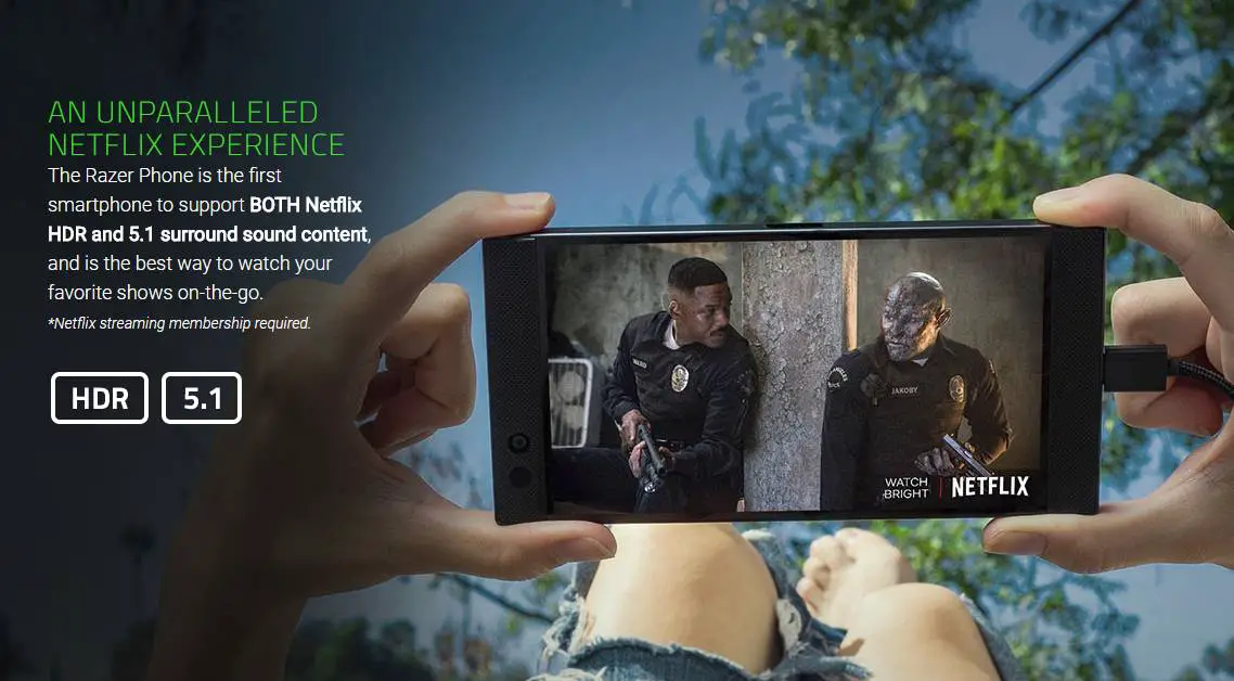 Razer Phone Netflix