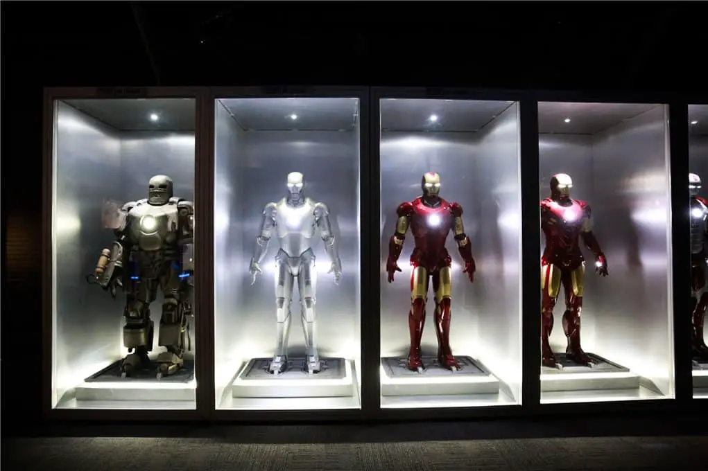 Iron Man suits display