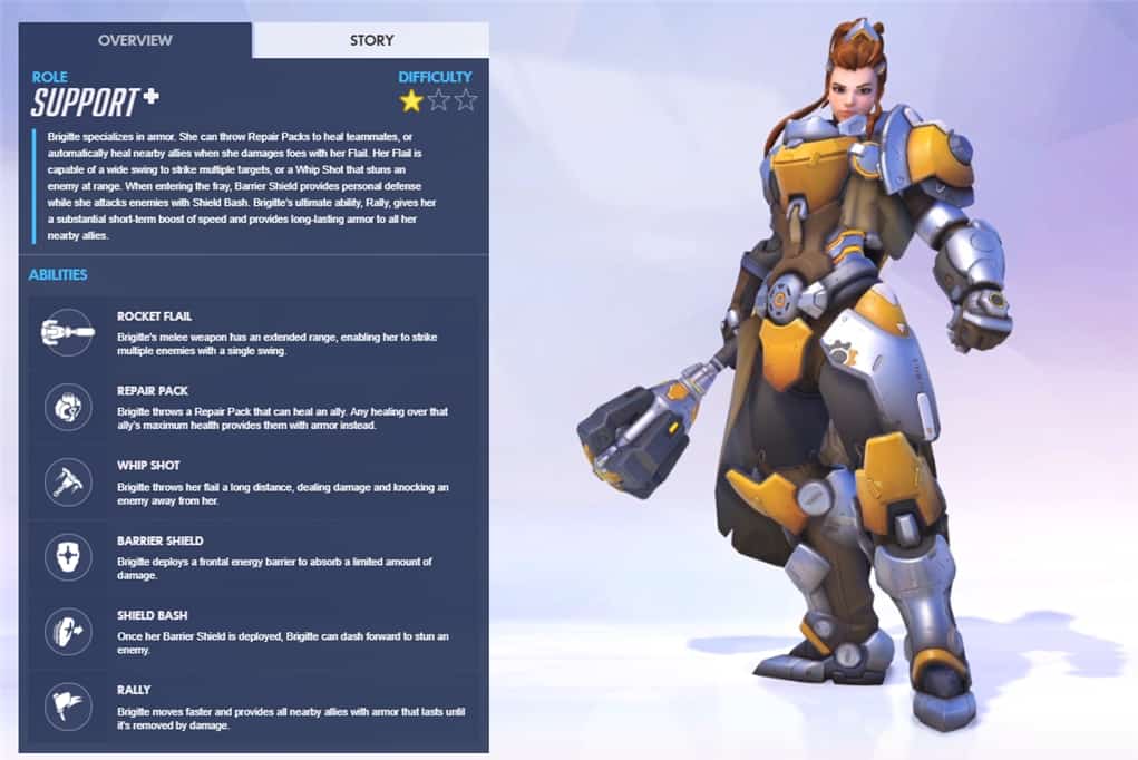 Overwatch Hero 27 Brigitte