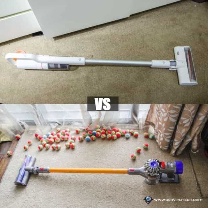 Roidmi F8 vs Dyson V8