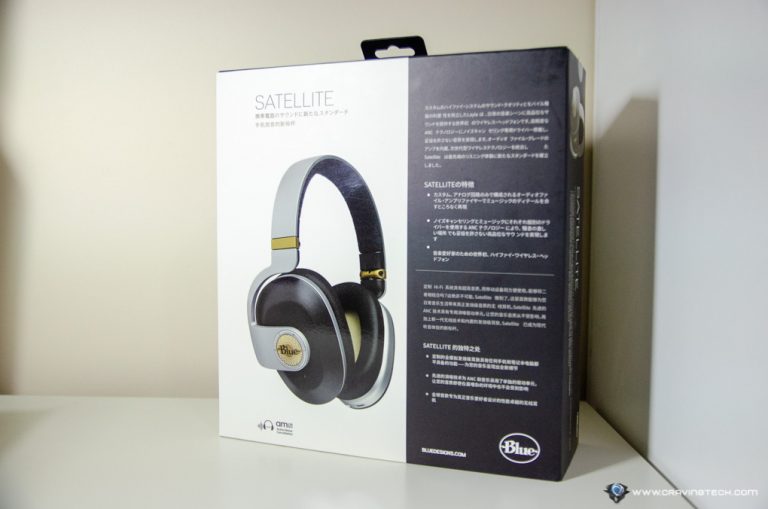 Blue Satellite Bluetooth Wireless headphone-2