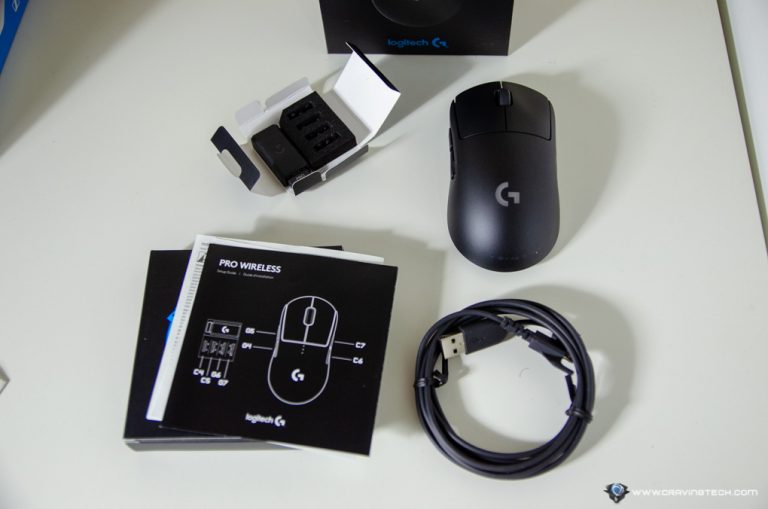 Logitech G Pro Wireless Gaming Mouse Packaging