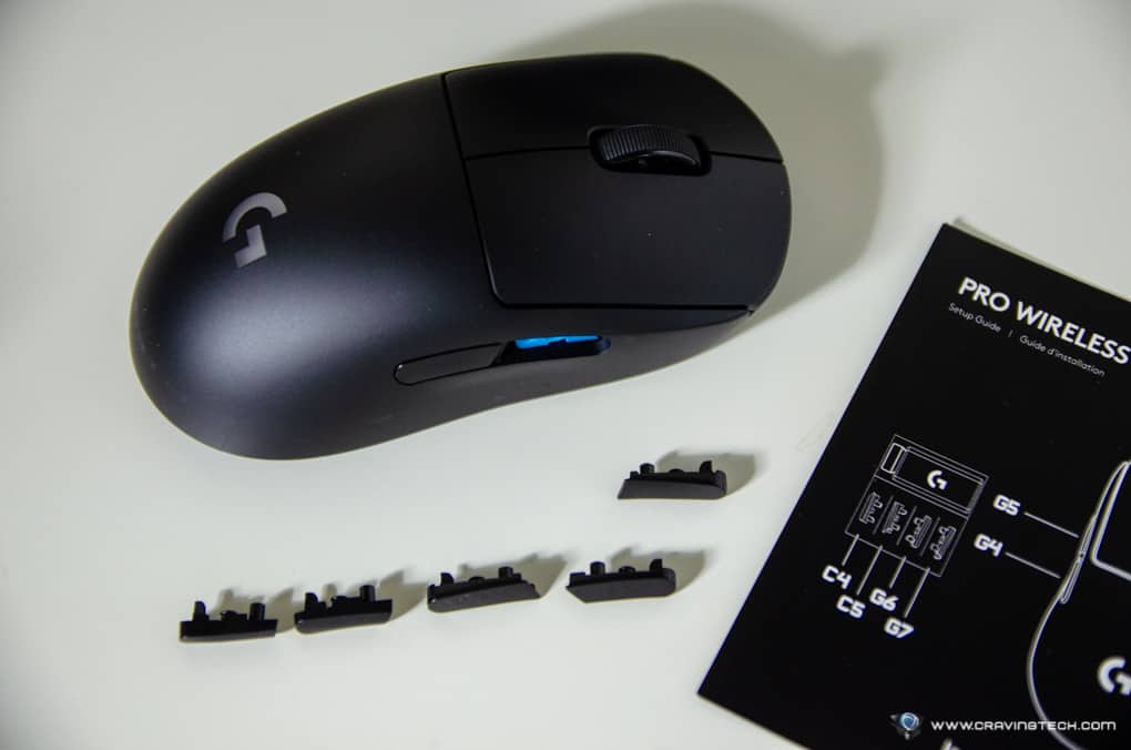 Logitech G Pro Wireless Gaming Mouse Side buttons