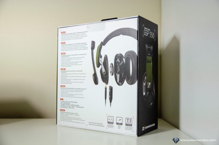 Sennheiser GSP 550 Packaging