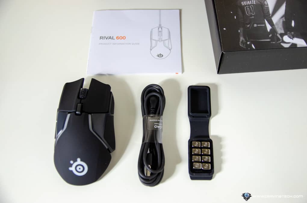 SteelSeries Rival 600 Packaging Contents