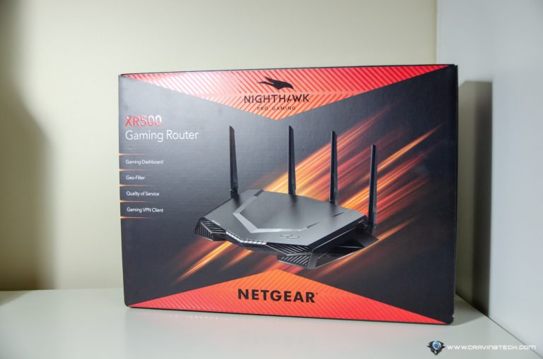 NETGEAR Nigthhawk Pro XR500 Gaming Router Packaging
