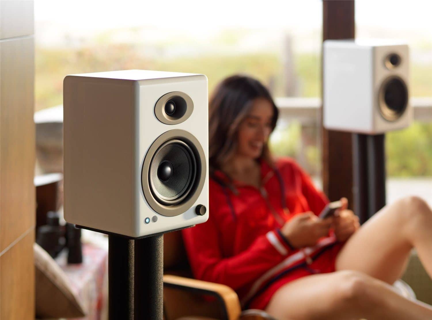 Audio Engine A5+ Wireless Bookshelf Speakers