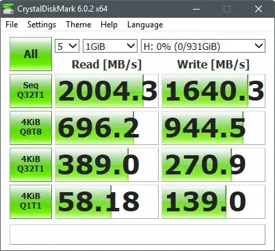 Crucial P1 NVme