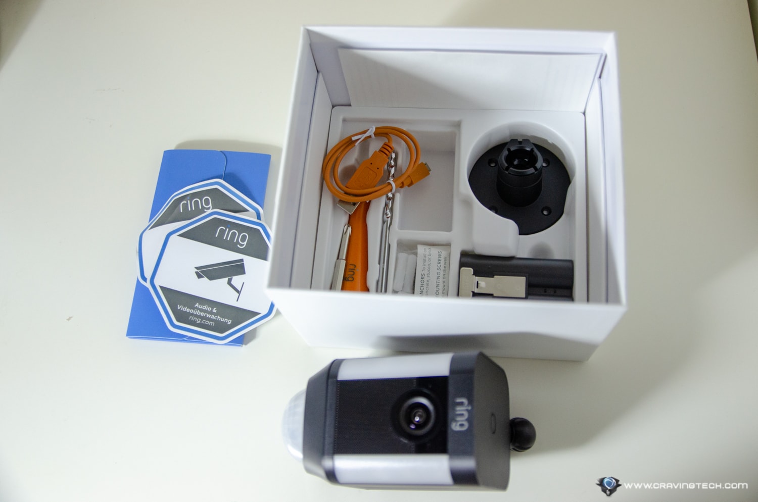 ring spotlight cam mount review