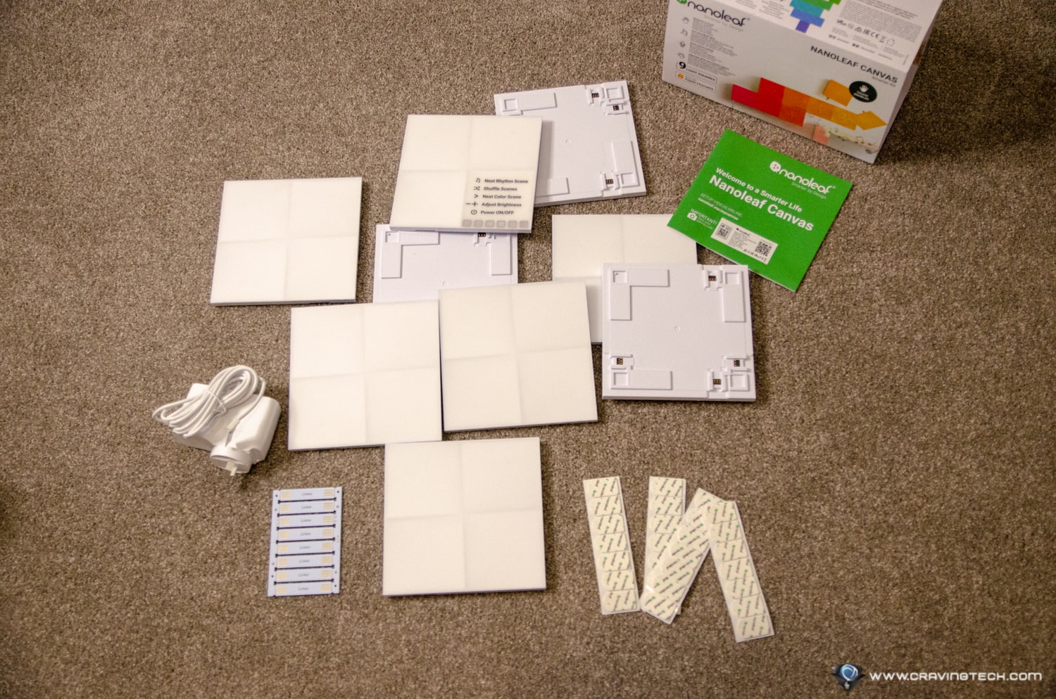 Nanoleaf Canvas Packaging Contents