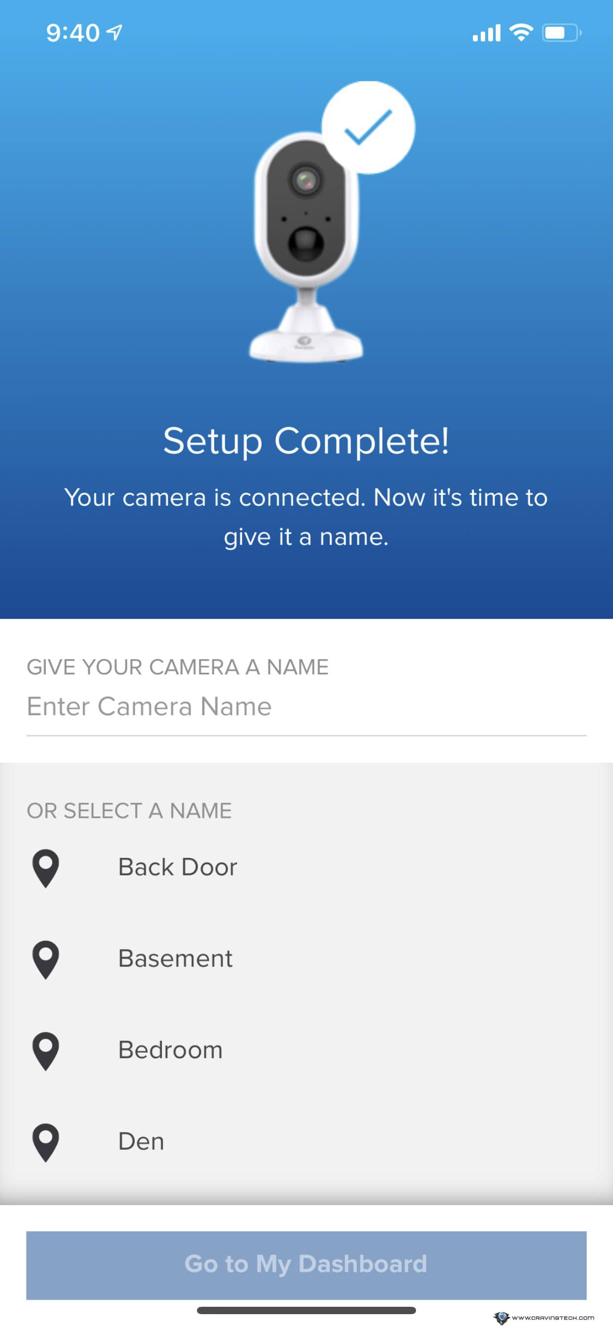 Swann Wi-Fi Indoor Security Camera setup