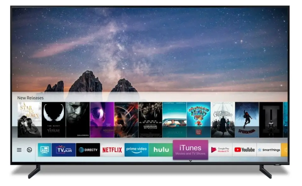 Samsung TV support AirPlay 2 and iTunes