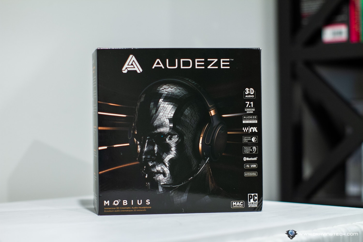Audeze Mobius Audiophile Gaming Headset Packaging