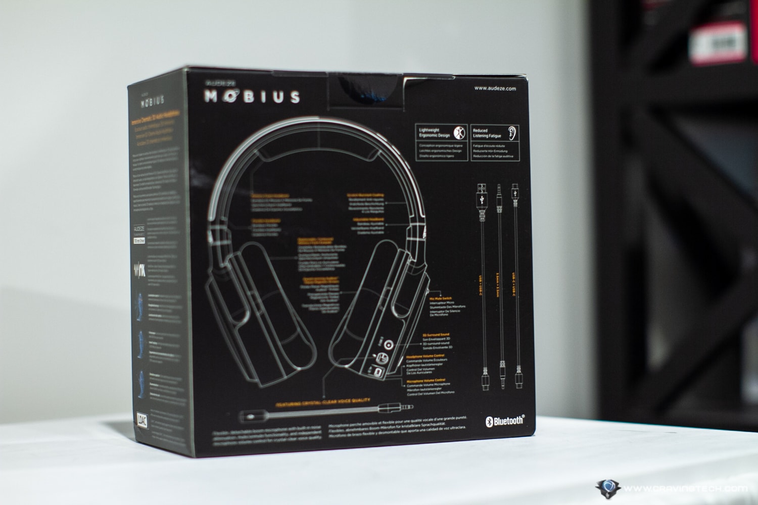Audeze Mobius Audiophile Gaming Headset Packaging