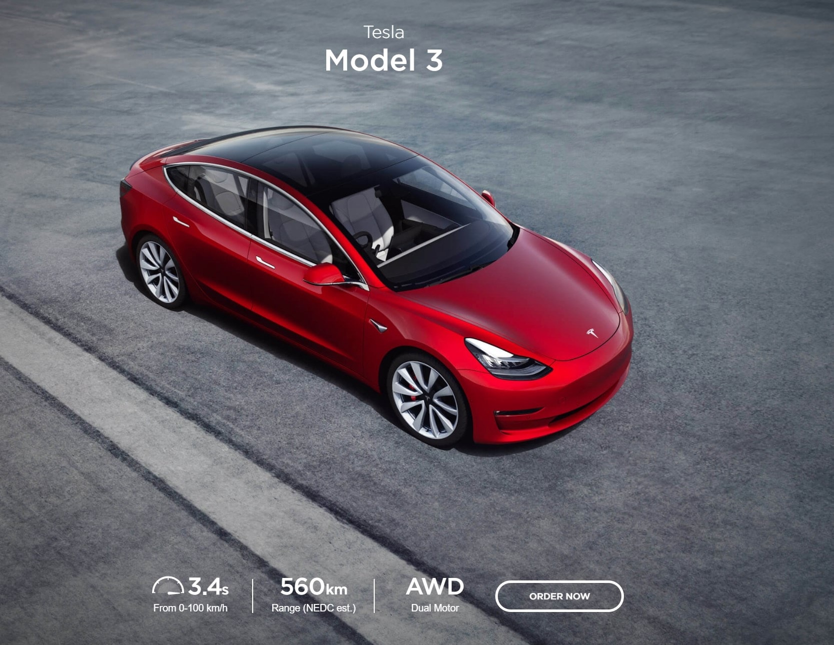 Tesla-Model-3 Australia pricing and order