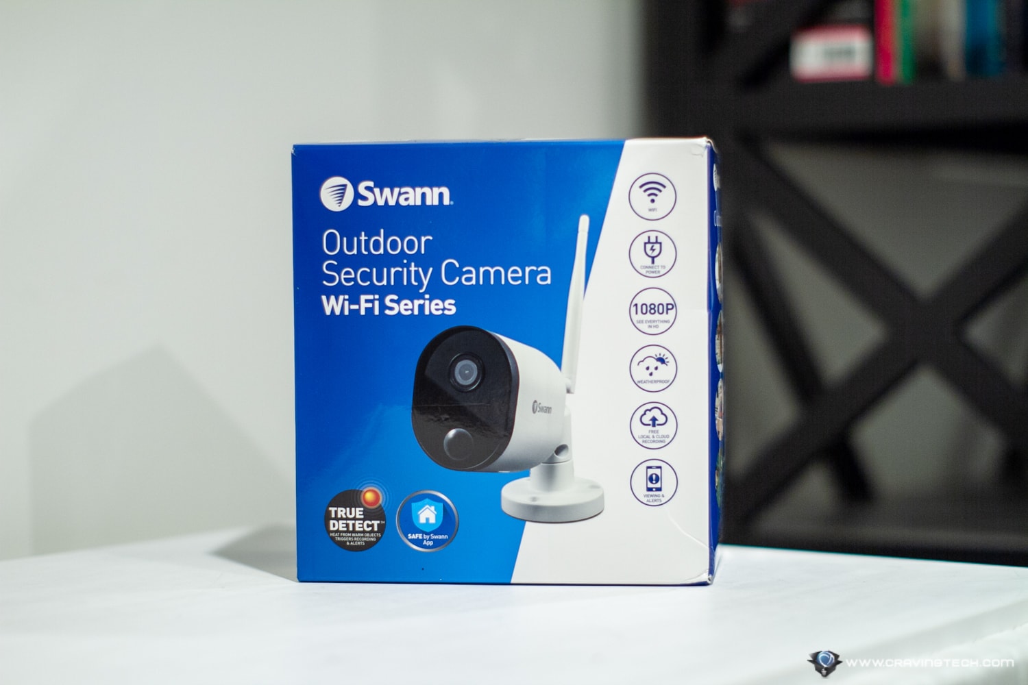 Swann 1080p HD Wi-Fi Outdoor Camera Packaging