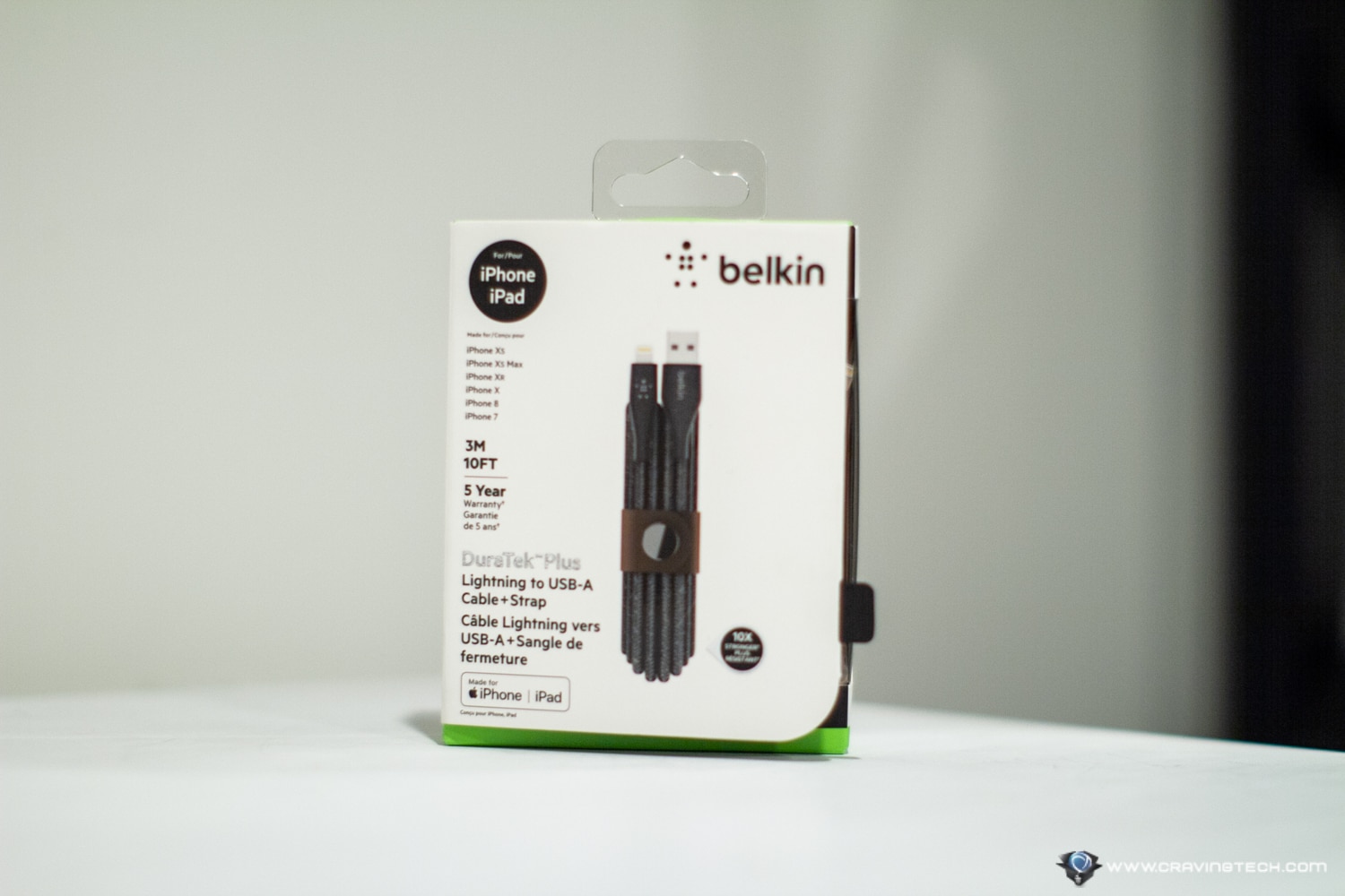 Belkin DuraTek Plus Lightning Cable Packaging