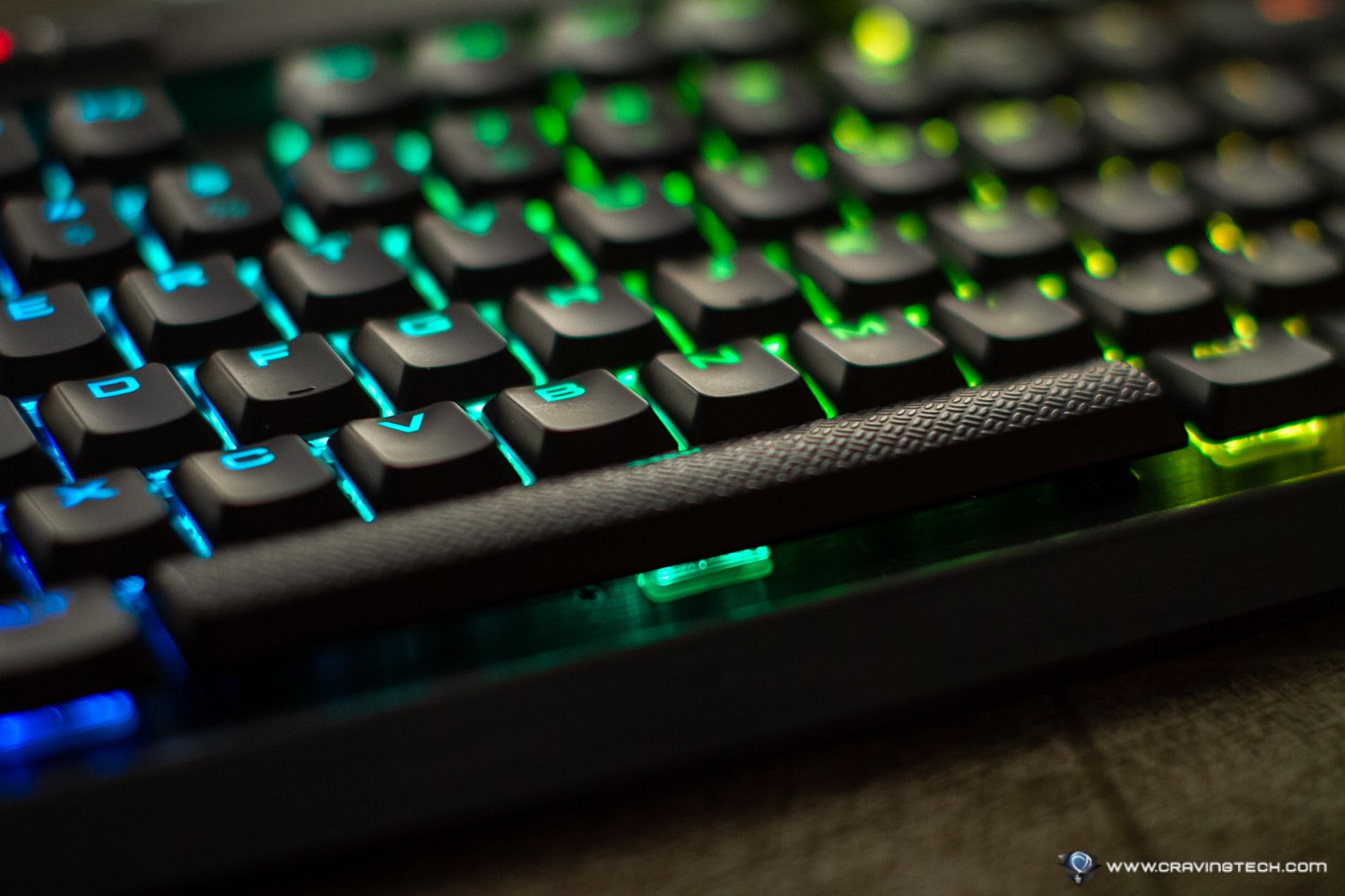 Corsair K70 RGB Mk2 Low Profile Gaming Keyboard Spacebar