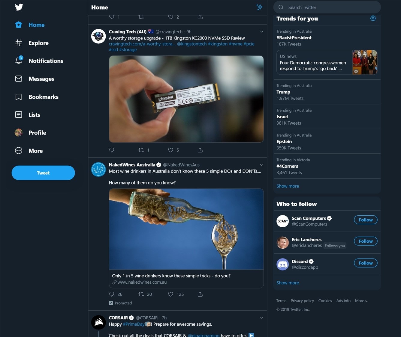 Twitter New Design 2019