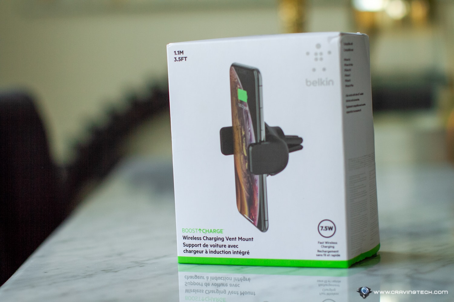 Belkin Wireless Charging Vent Mount Packaging