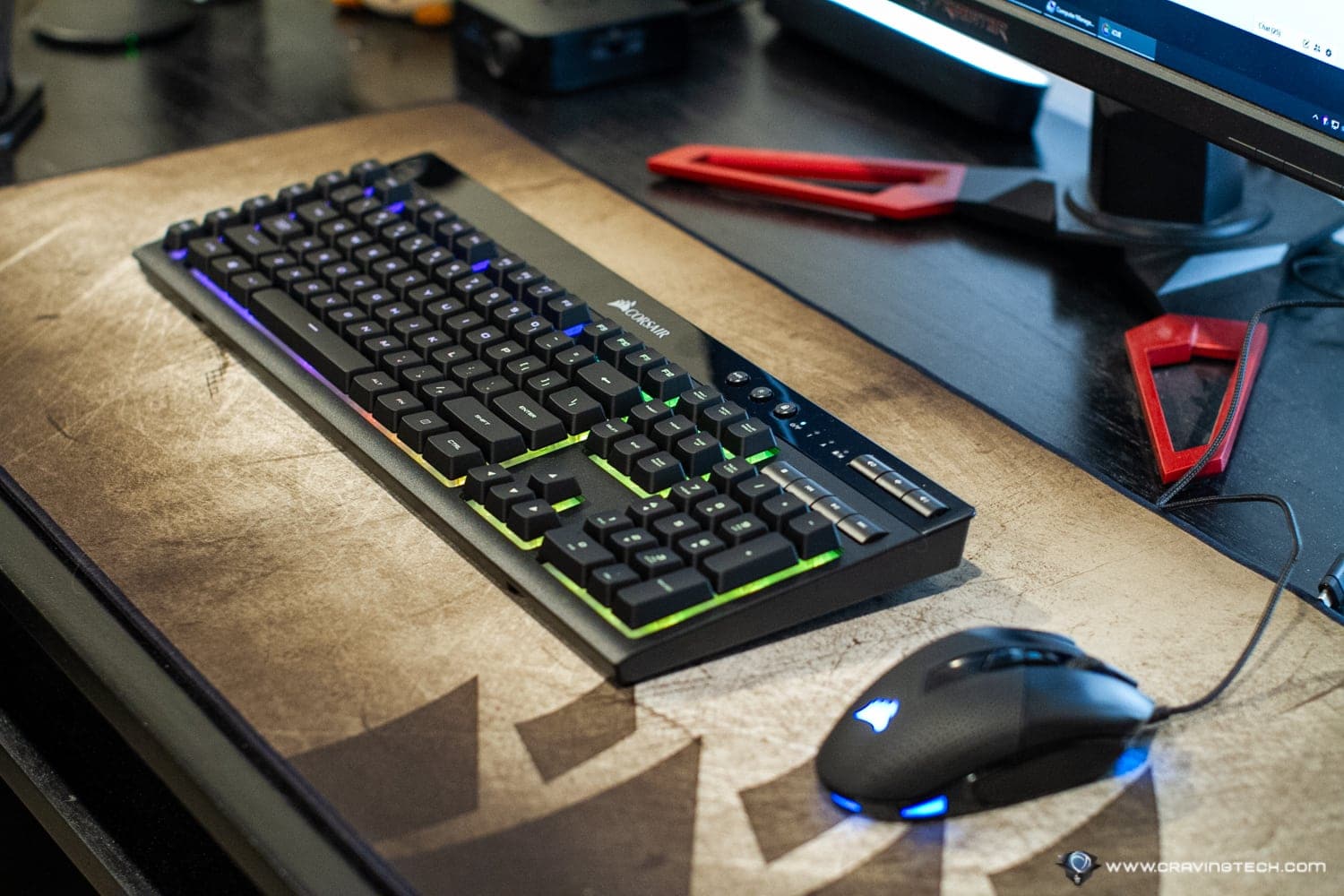 Ultimate Best Corsair Wireless Gaming Keyboard with Futuristic Setup