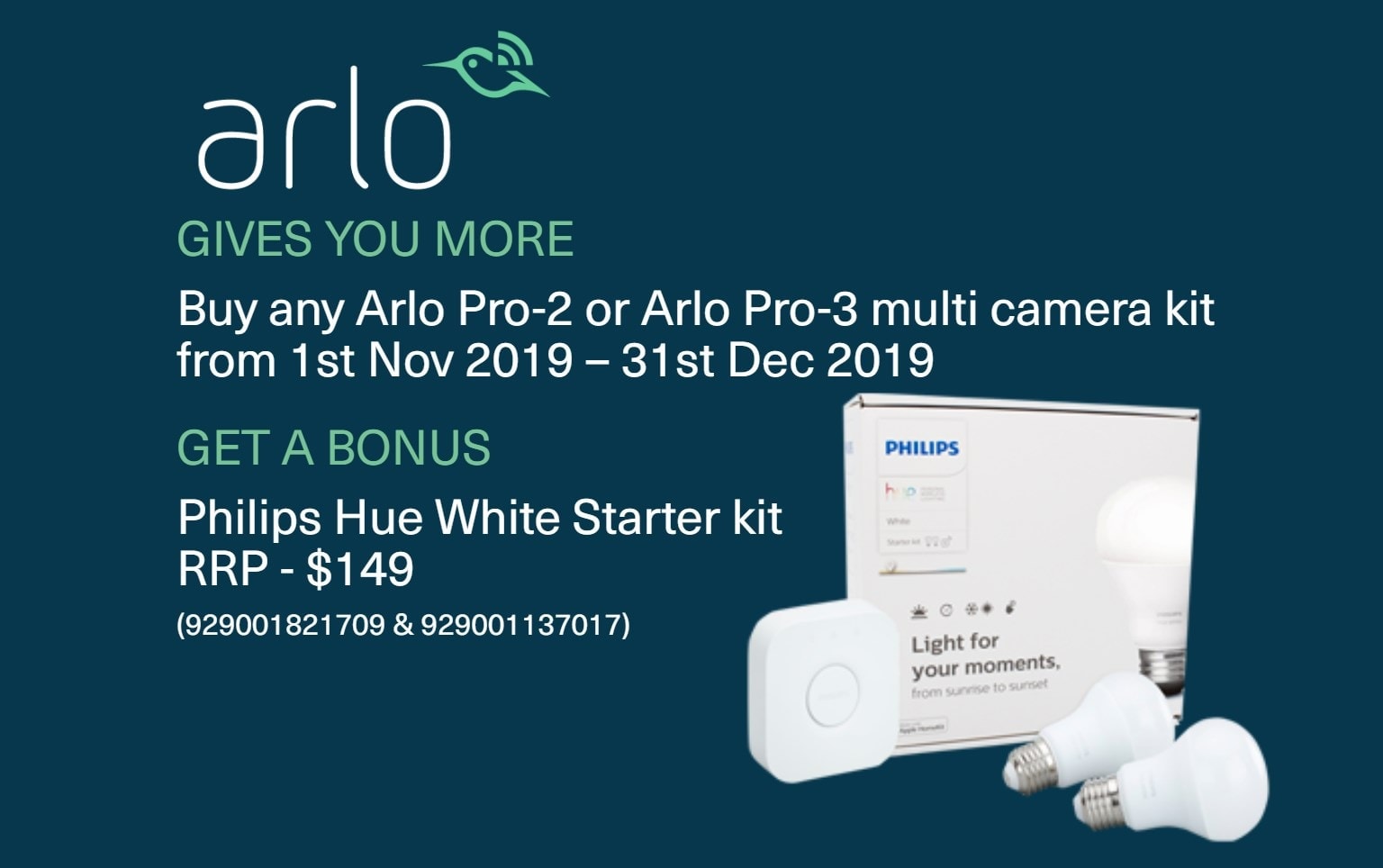 Arlo-Pro-free-Philips-Hue