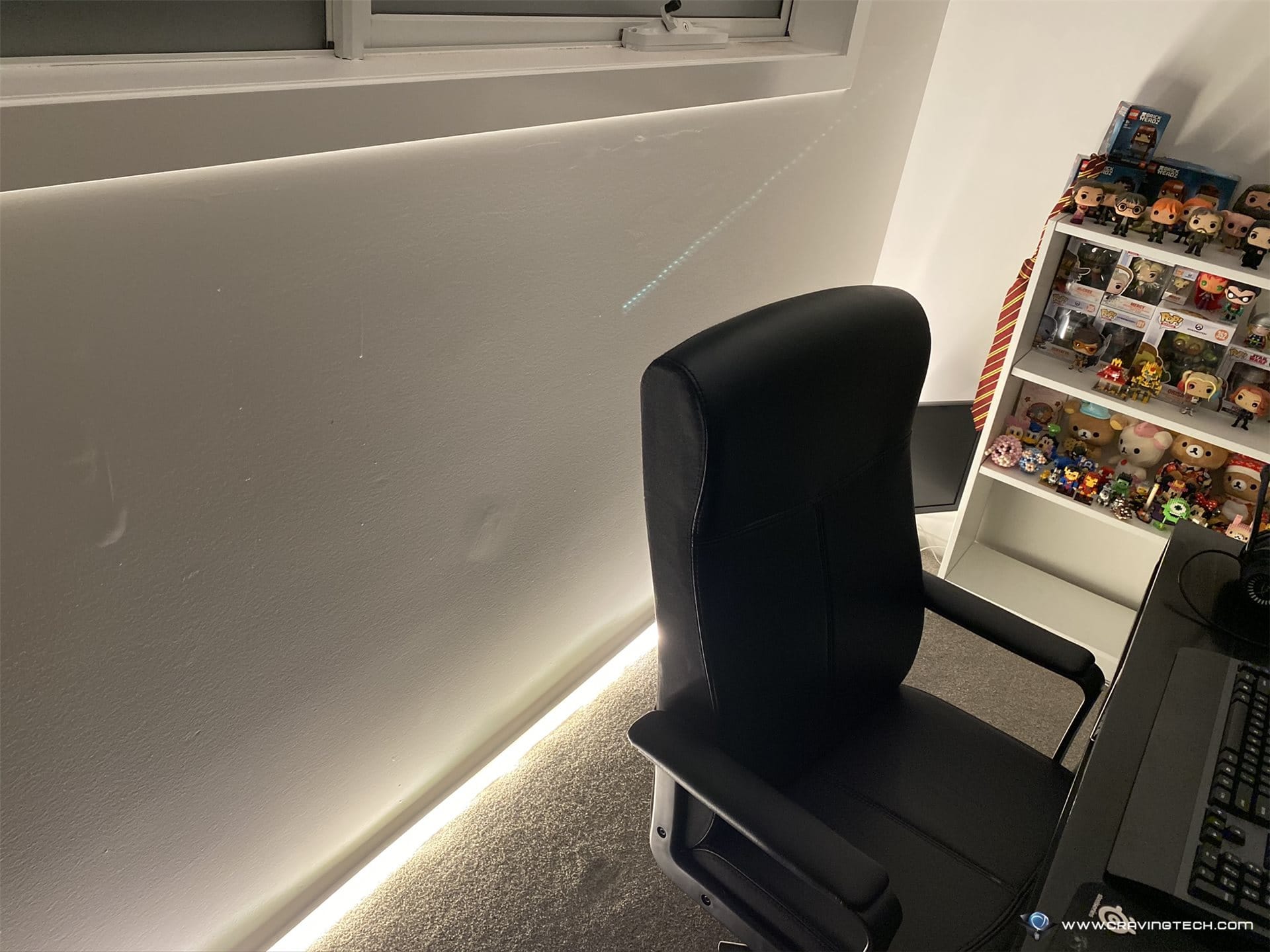 LIFX Z LED Lightstrips in Study area