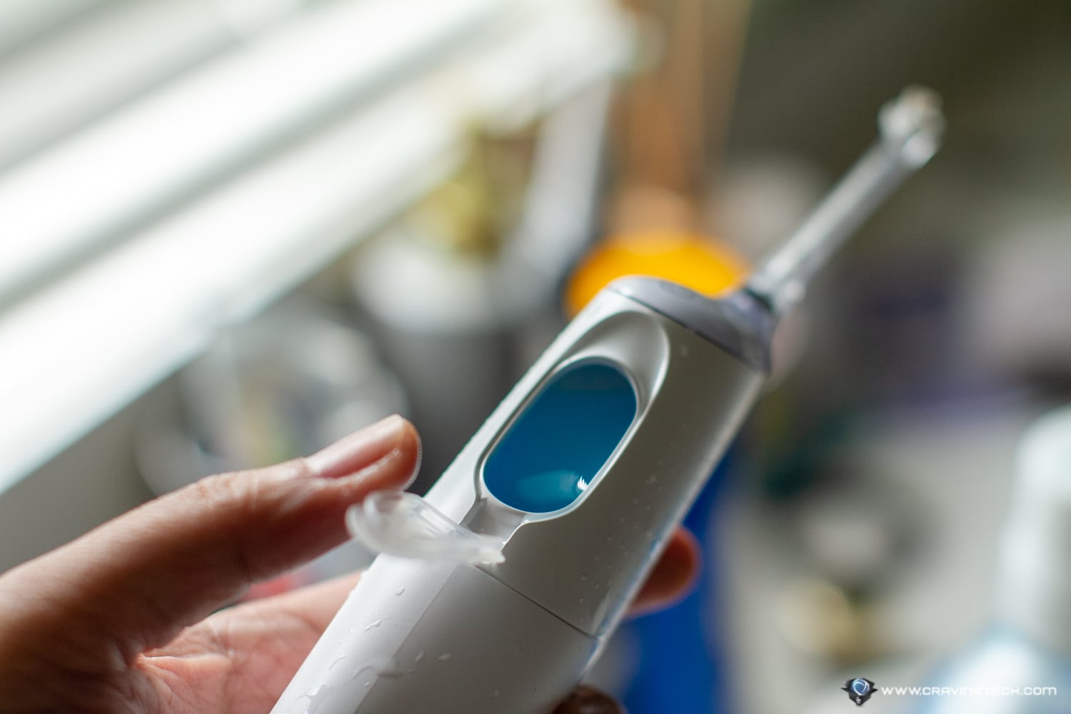 Philips-Sonicare-AirFloss-Ultra with mouthwash