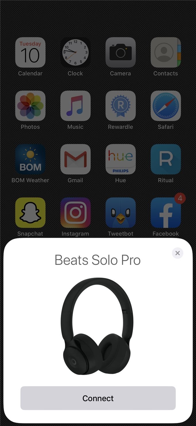 Beats Solo Pro setup