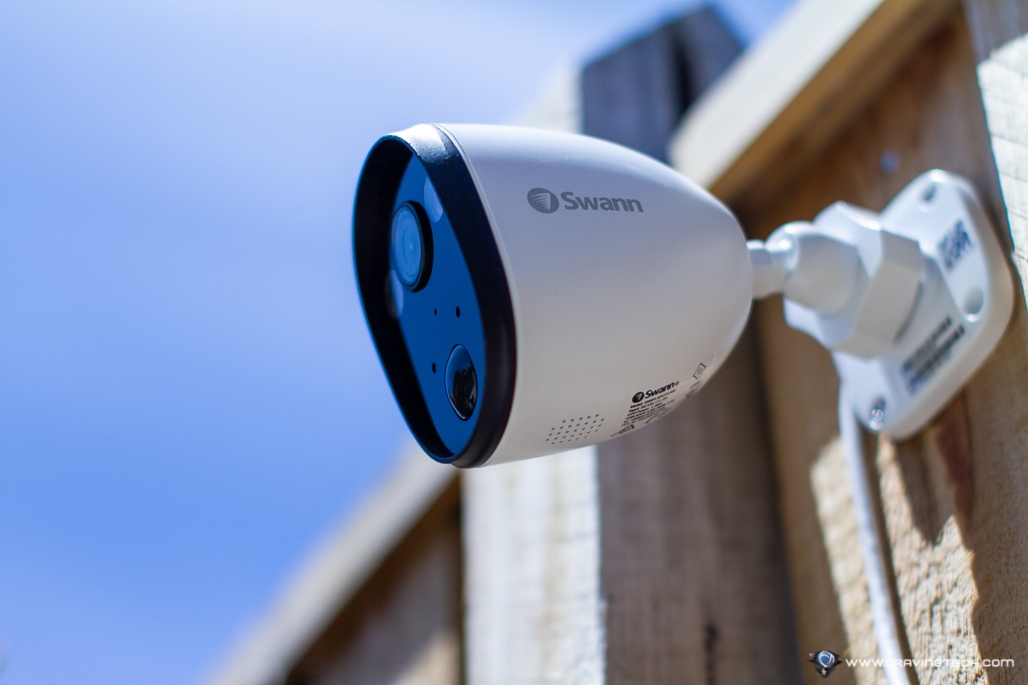Swann Spotlight Outdoor Security Camera Installation