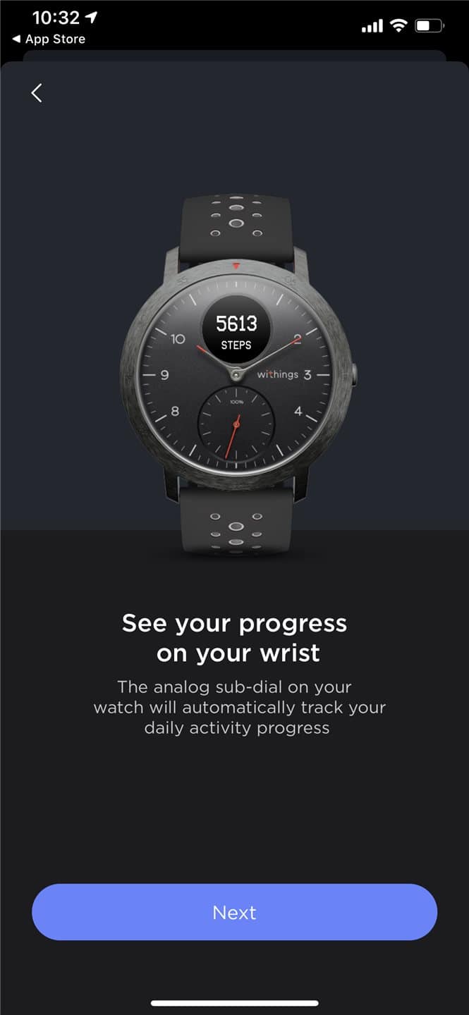 Withings Steel HR Sport app