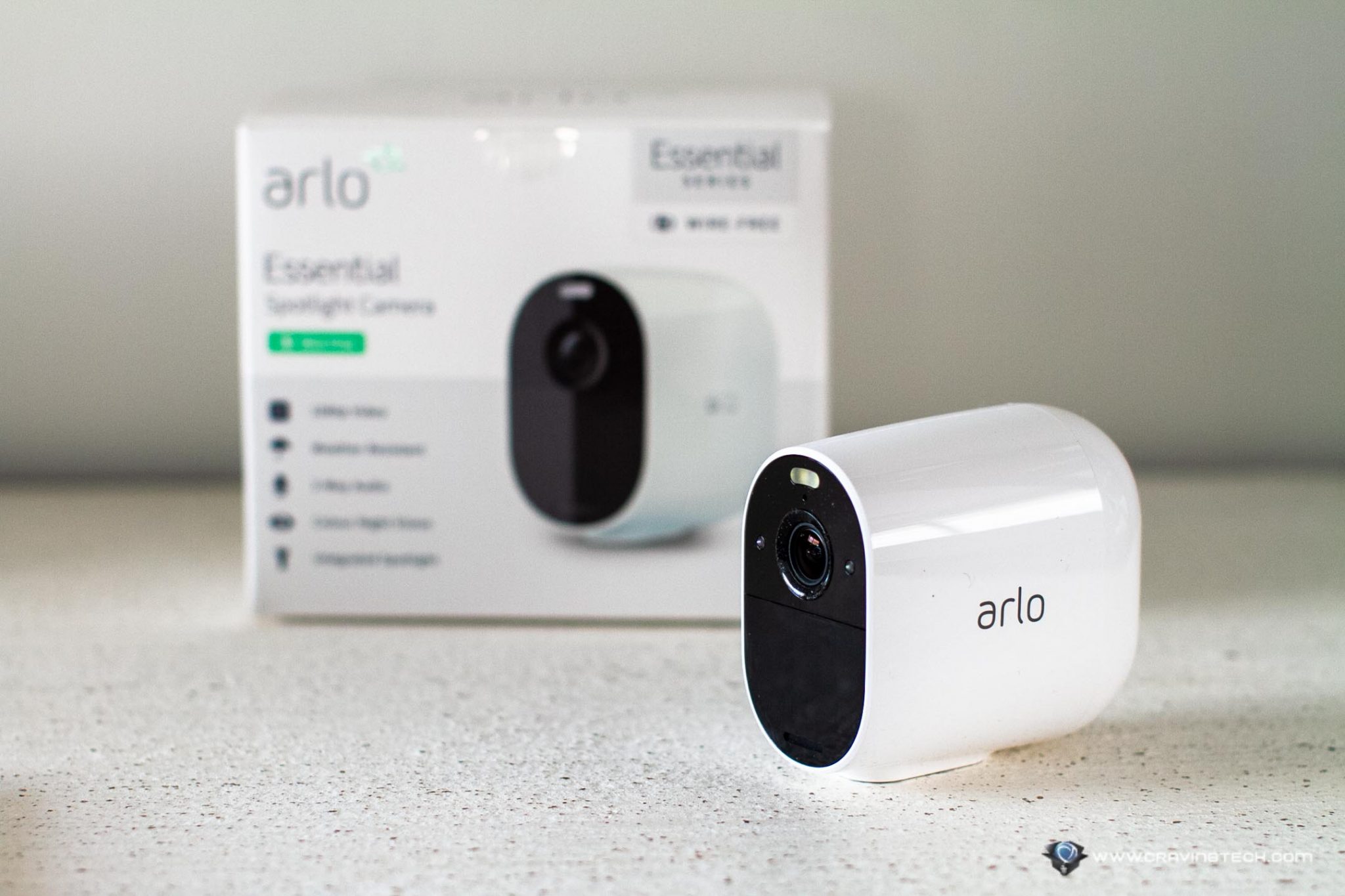 Arlo Essential Spotlight Review Most affordable Arlo camera with