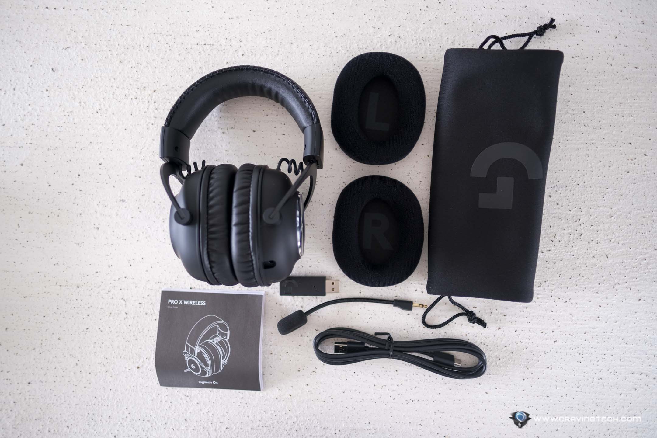 Logitech G Pro X Wireless Headset  Unboxing Review + Mic Test 