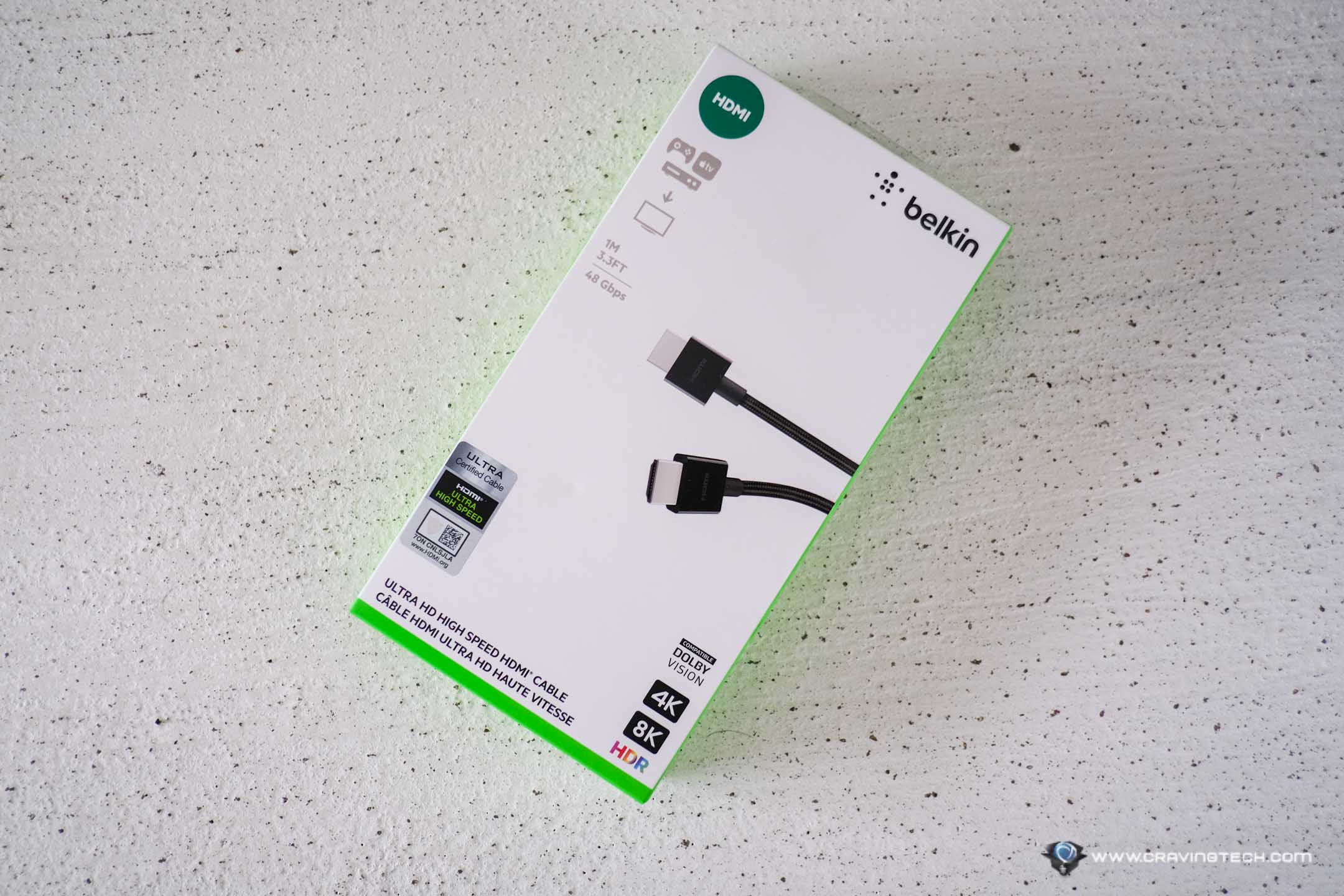 Belkin’s HDMI cables get the Ultra High Speed Certification