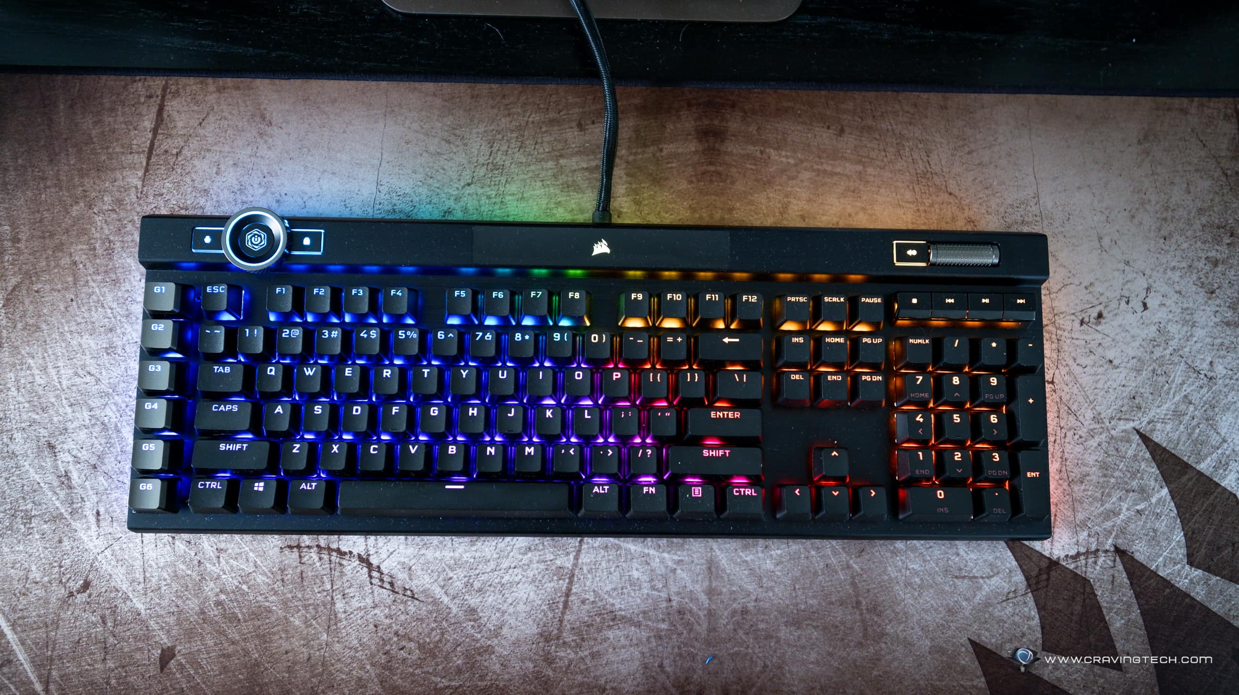 Corsair K100 RGB keyboard review: Speed is the name of the game