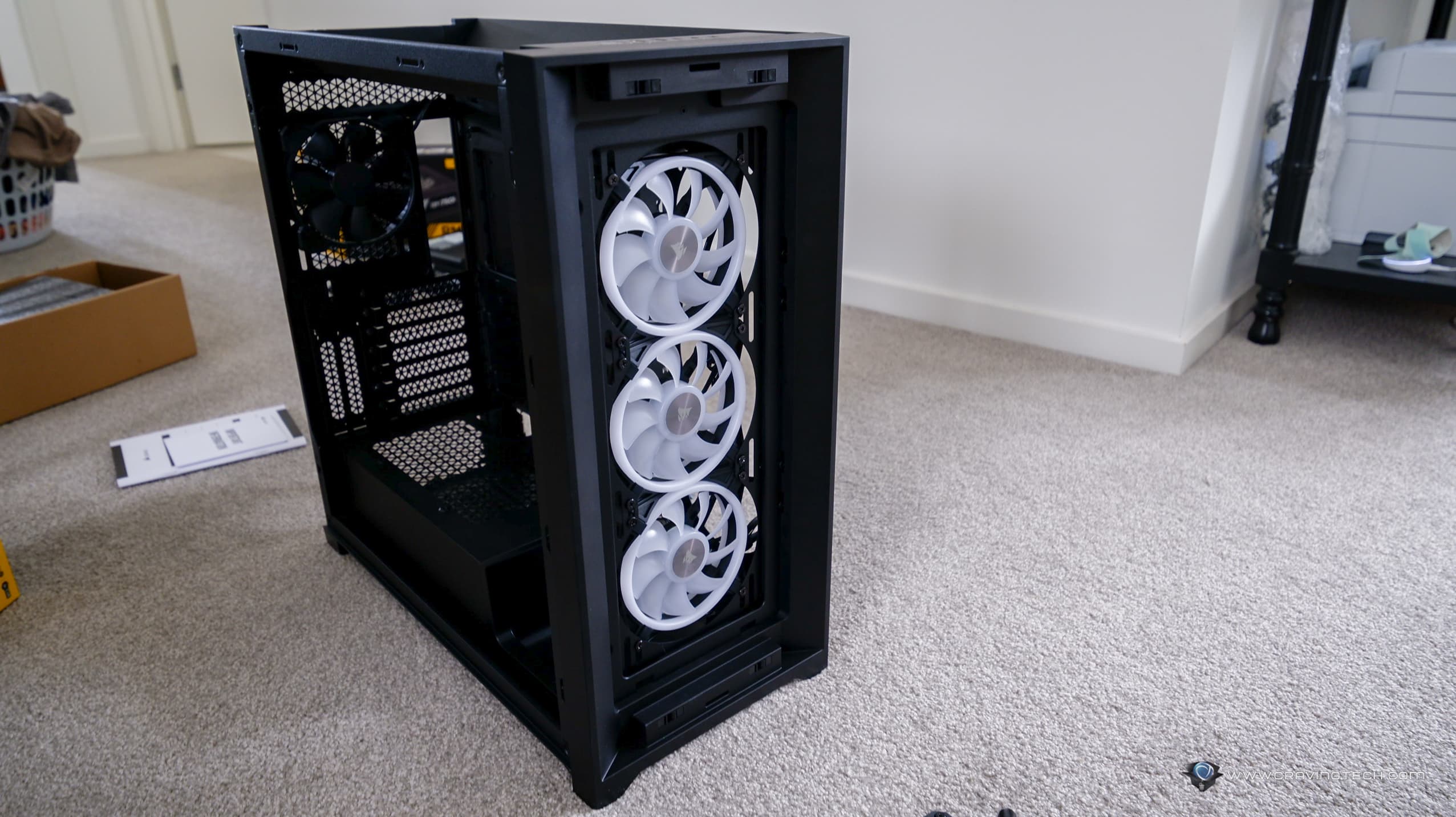 CORSAIR PC Build - CORSAIR QL120 RGB Fans