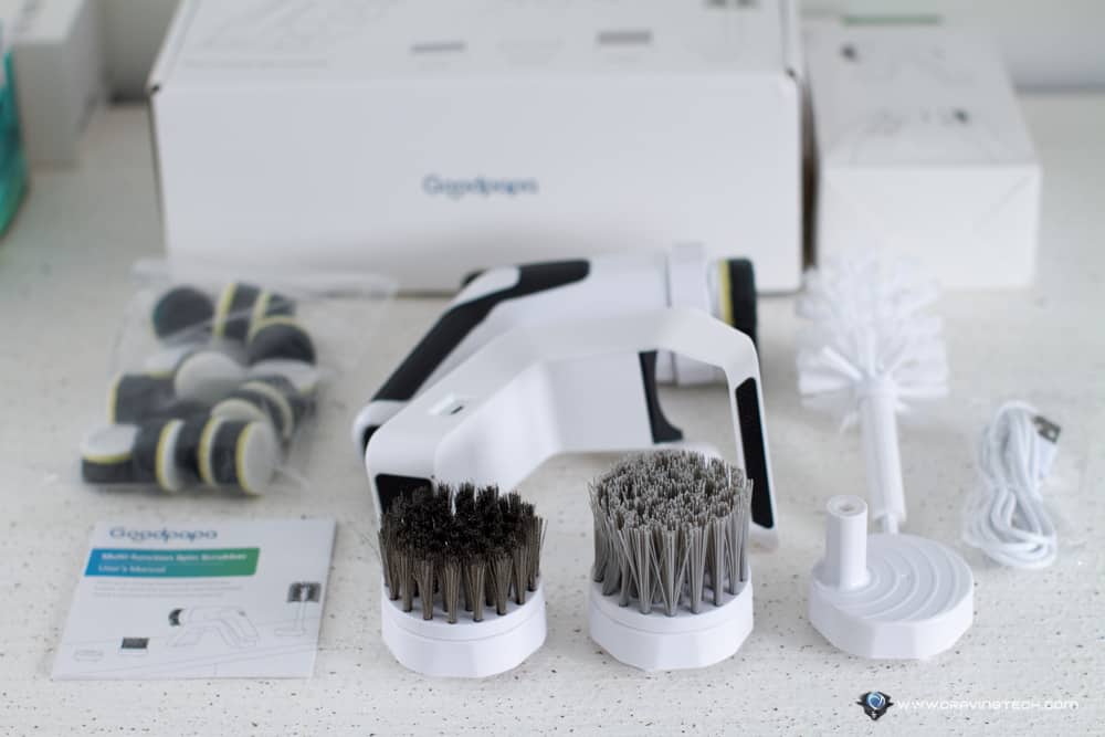 Goodpapa K1 4-in-1 All Purpose Spin Scrubber review - a different spin on  kitchen cleaning - The Gadgeteer