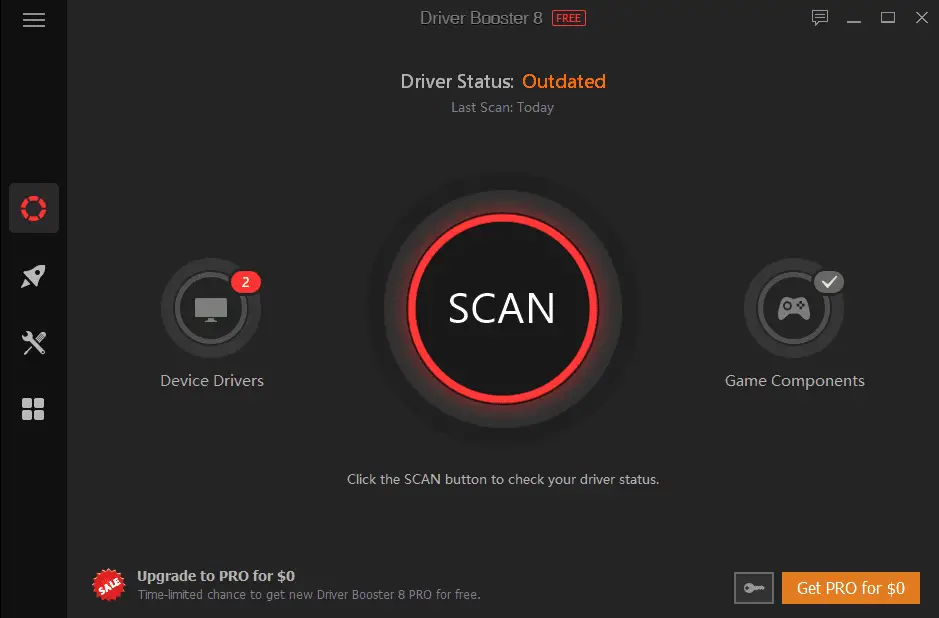 Driver Booster updates Windows PC drivers and easily solves driver problems