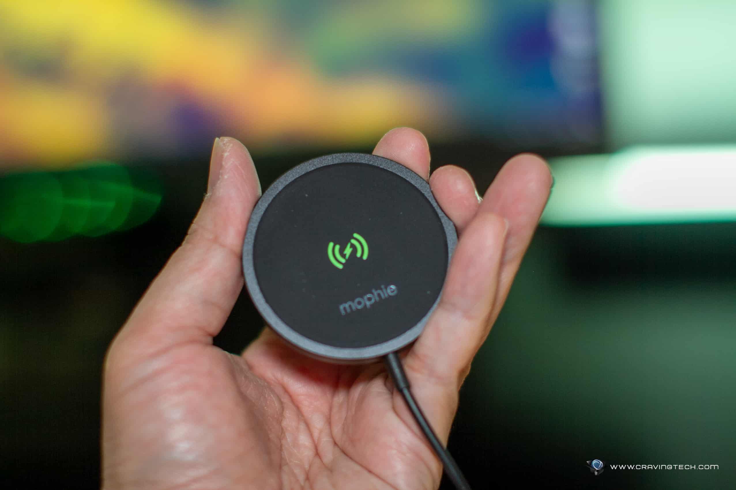 mophie’s simple, MagSafe, wireless charger for the iPhone