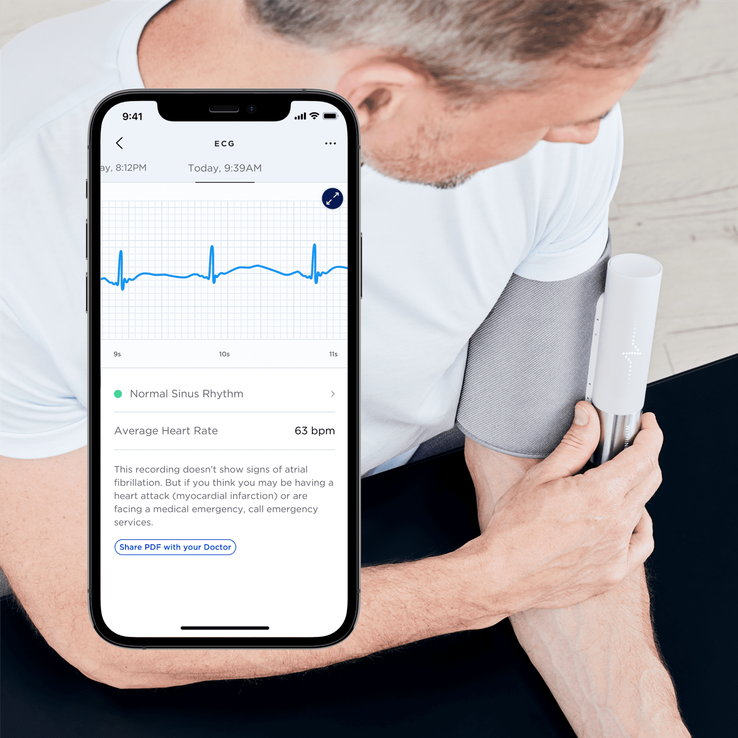 BPM Core Withings - 3 in 1 Connected Blood pressure monitor