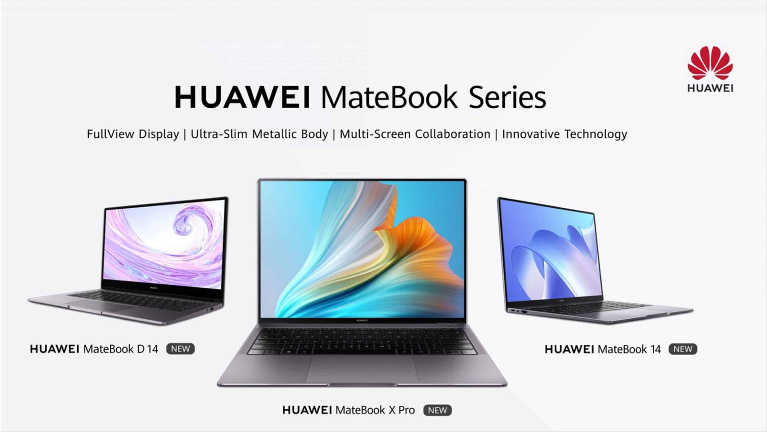 Huawei refreshes their MateBook Series laptops for the 2021