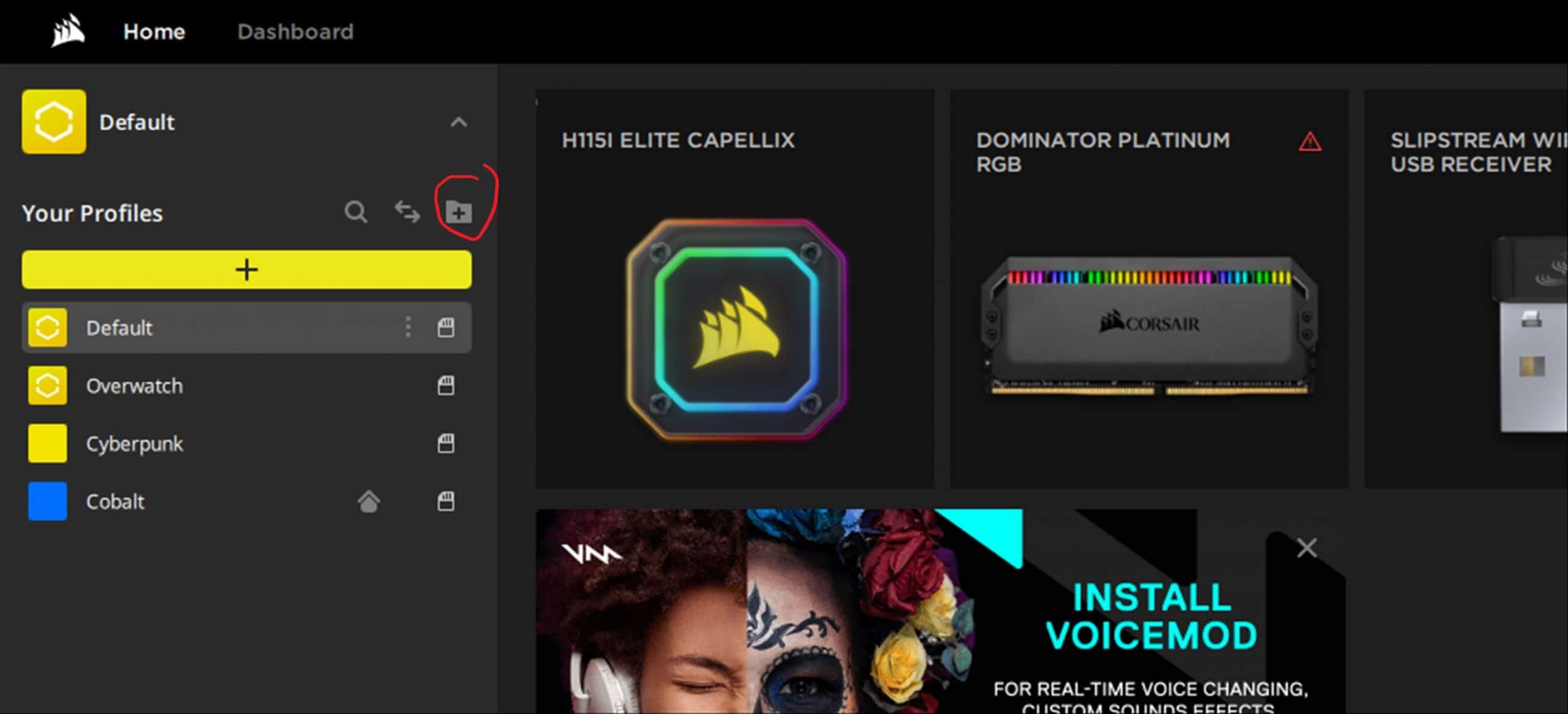 How to use icue profiles
