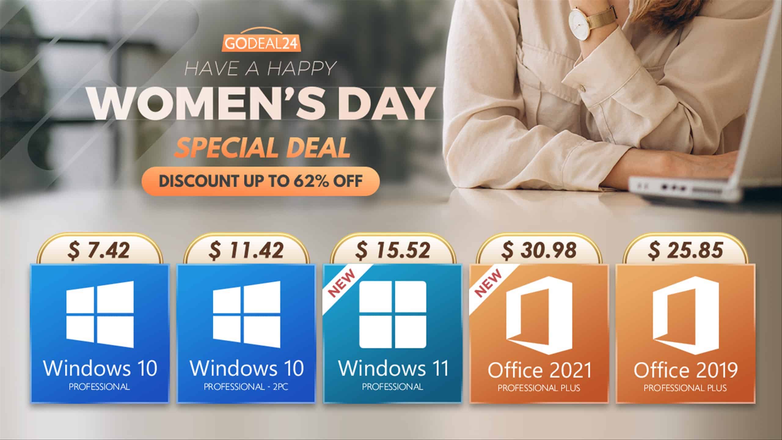 How to get Cheap and Genuine Microsoft Software? All Hot Microsoft Software up to 62% off at Godeal24!