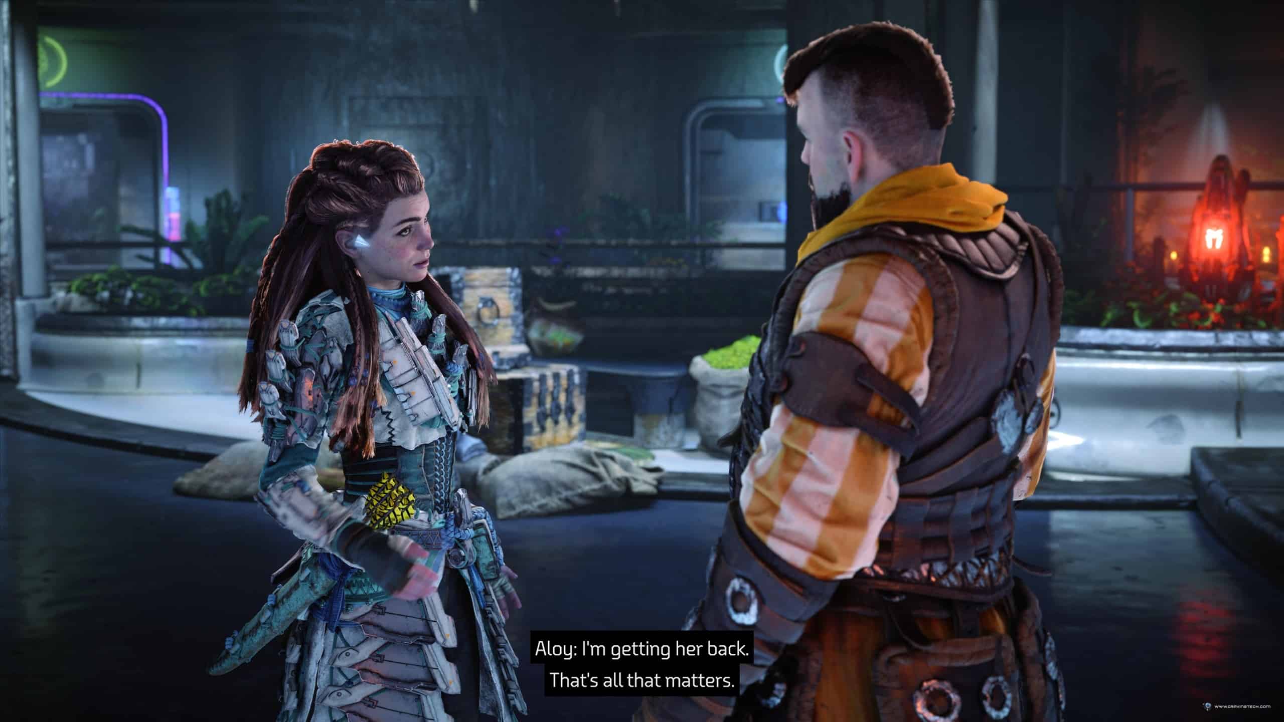 Horizon Forbidden West dialogue options